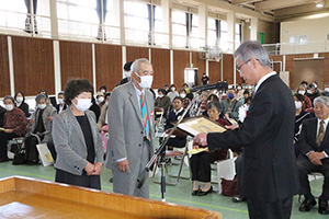 町体育館で開催された第8 回南大隅町社会福祉大会